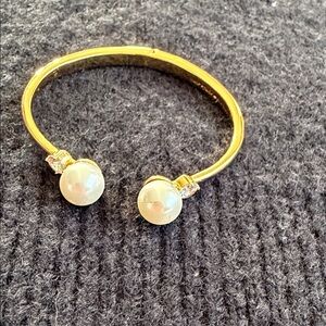 Kate Spade Gold Bracelet with Pearl Accents